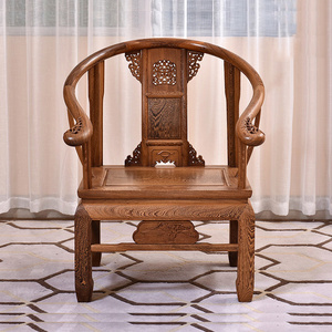 古典靠背椅休闲椅实木太师椅